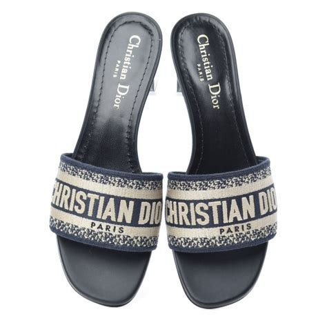 christian dior sandalen blau|christian dior sandals prices.